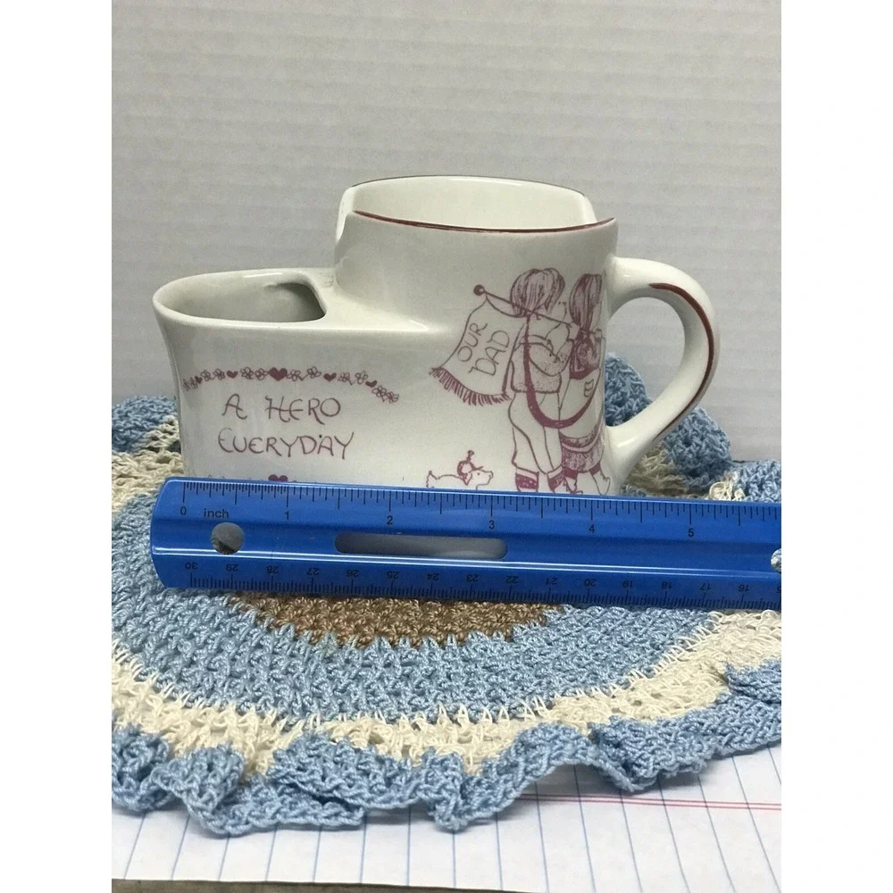 ROYAL CROWNFORD Ironstone Hero Everyday Mustache Razor Brush Cup‎ Holder England